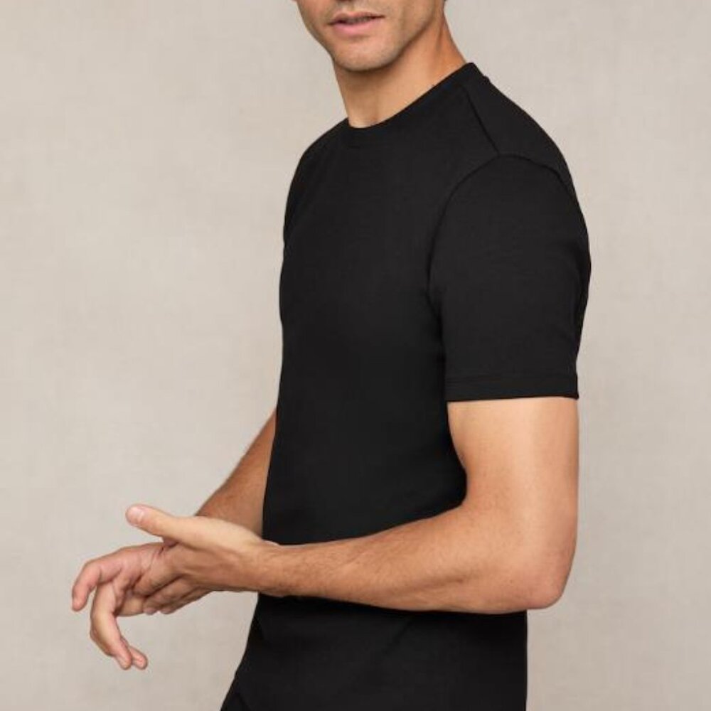 Reiss black premium crewneck, medium, NWT!